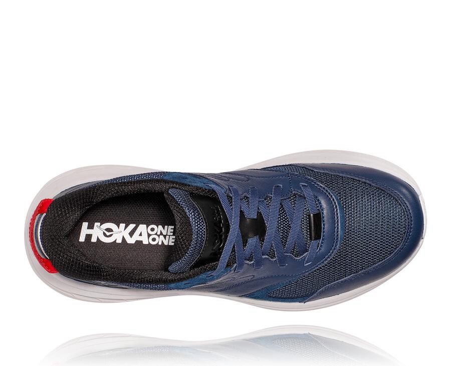 Hoka One One Koşu Ayakkabısı Erkek Lacivert/Beyaz - Bondi L - YR9430861